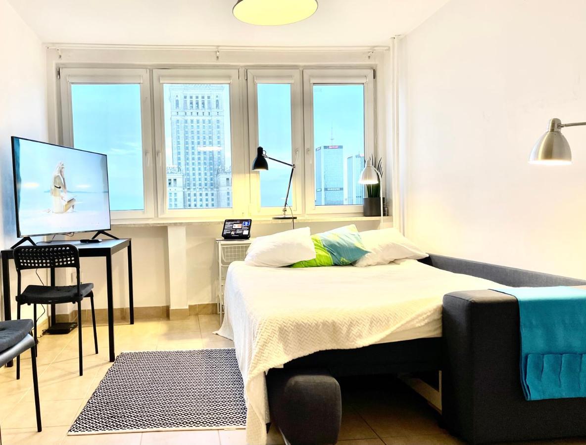 Super Apartament Palace 2X Metro Fast Wifi 500 Mbs Netflix Appletv Smarttv Panorama Miasta وارسو المظهر الخارجي الصورة