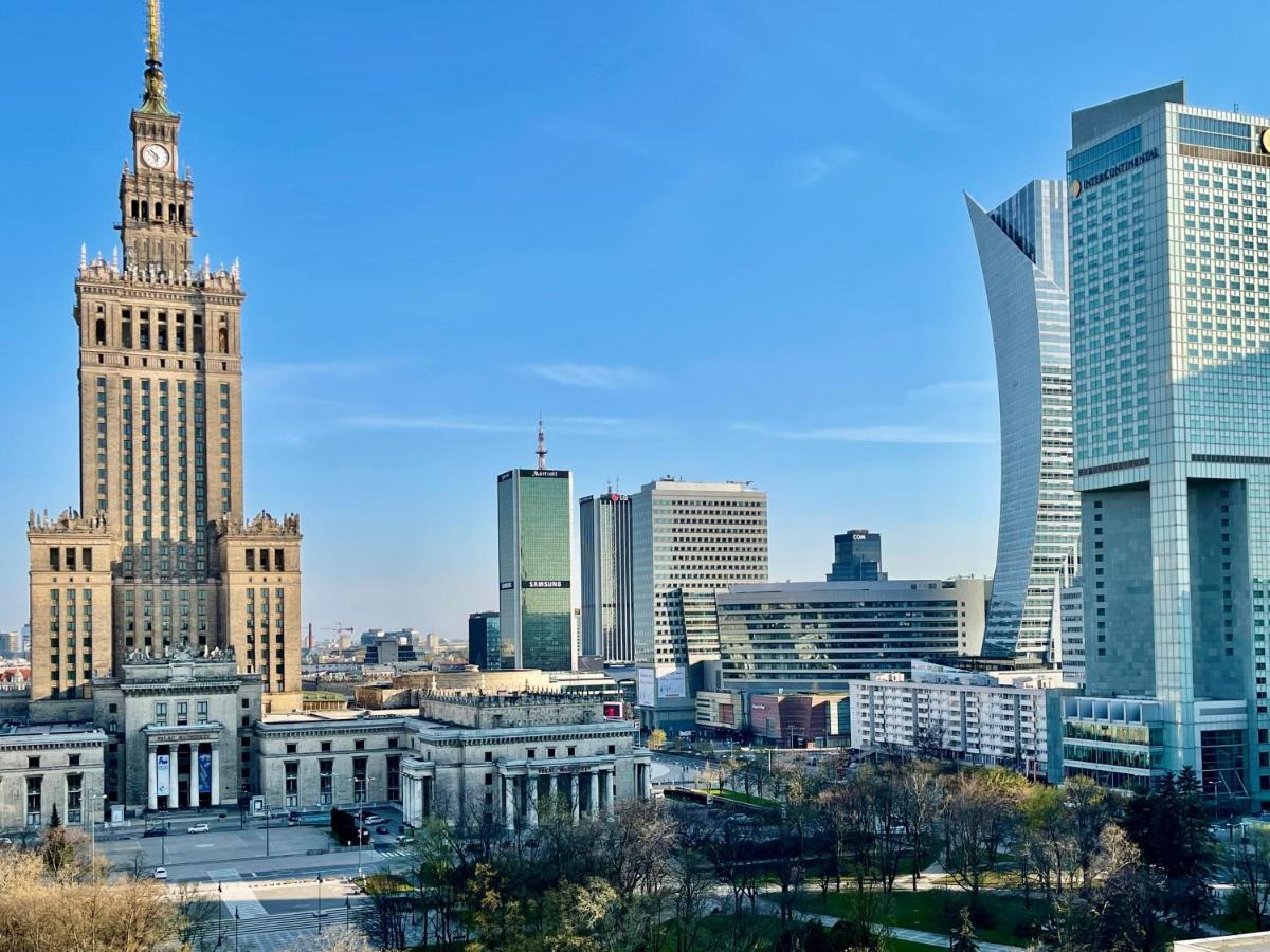 Super Apartament Palace 2X Metro Fast Wifi 500 Mbs Netflix Appletv Smarttv Panorama Miasta وارسو المظهر الخارجي الصورة