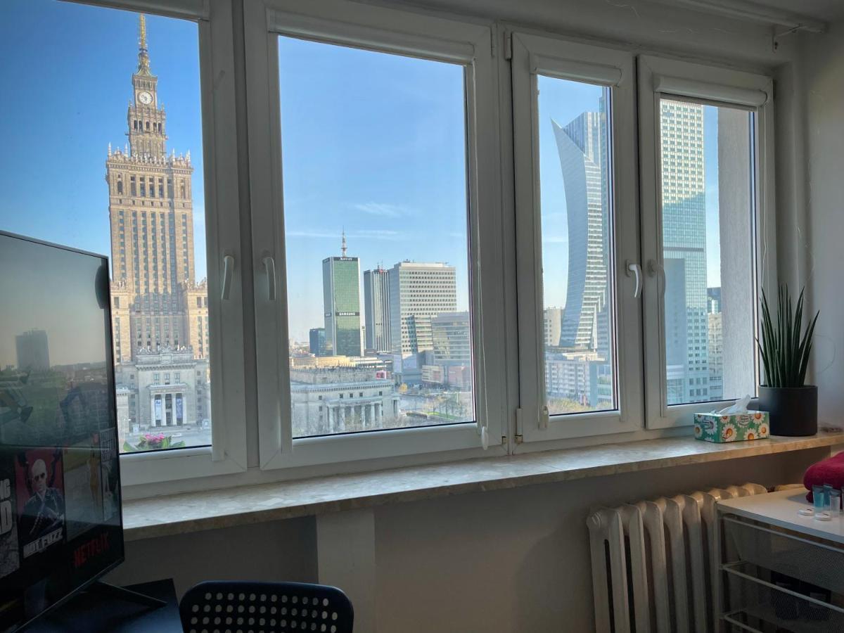 Super Apartament Palace 2X Metro Fast Wifi 500 Mbs Netflix Appletv Smarttv Panorama Miasta وارسو المظهر الخارجي الصورة